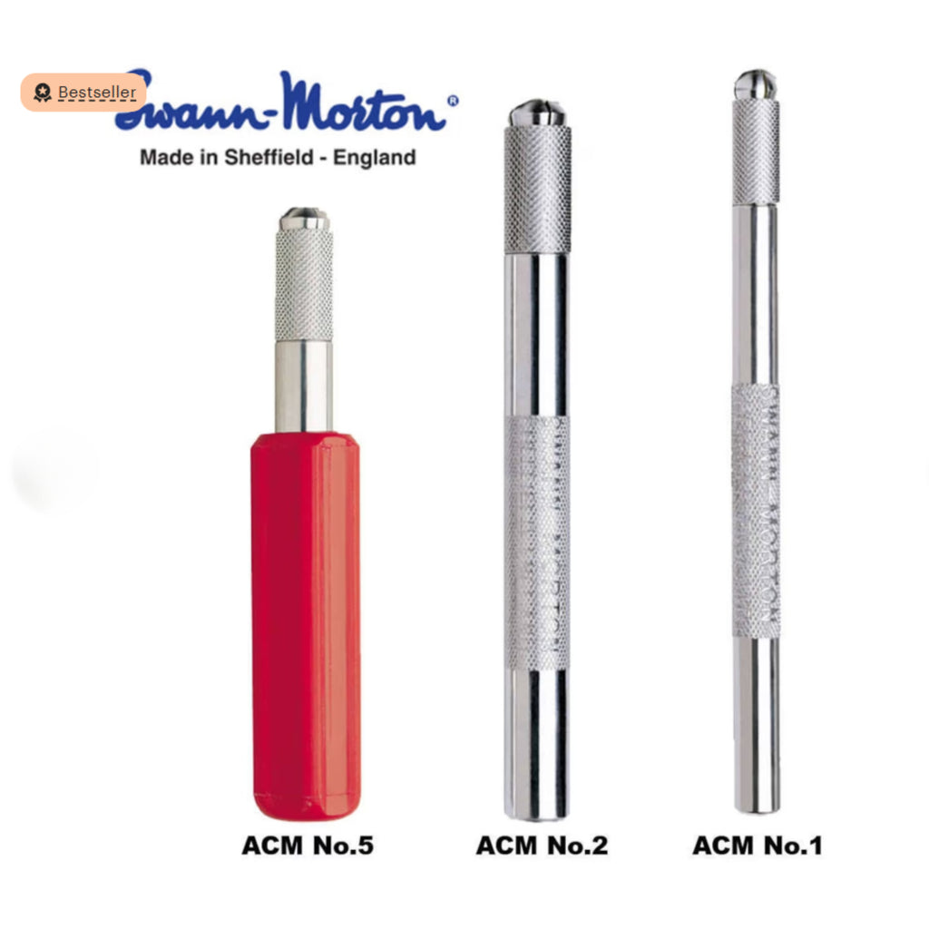 Swann Morton ACM Knife Handle Set – No.1, No.2 & No.5 | Precision Handles for Art, Craft & Modelling | Prestige Tools