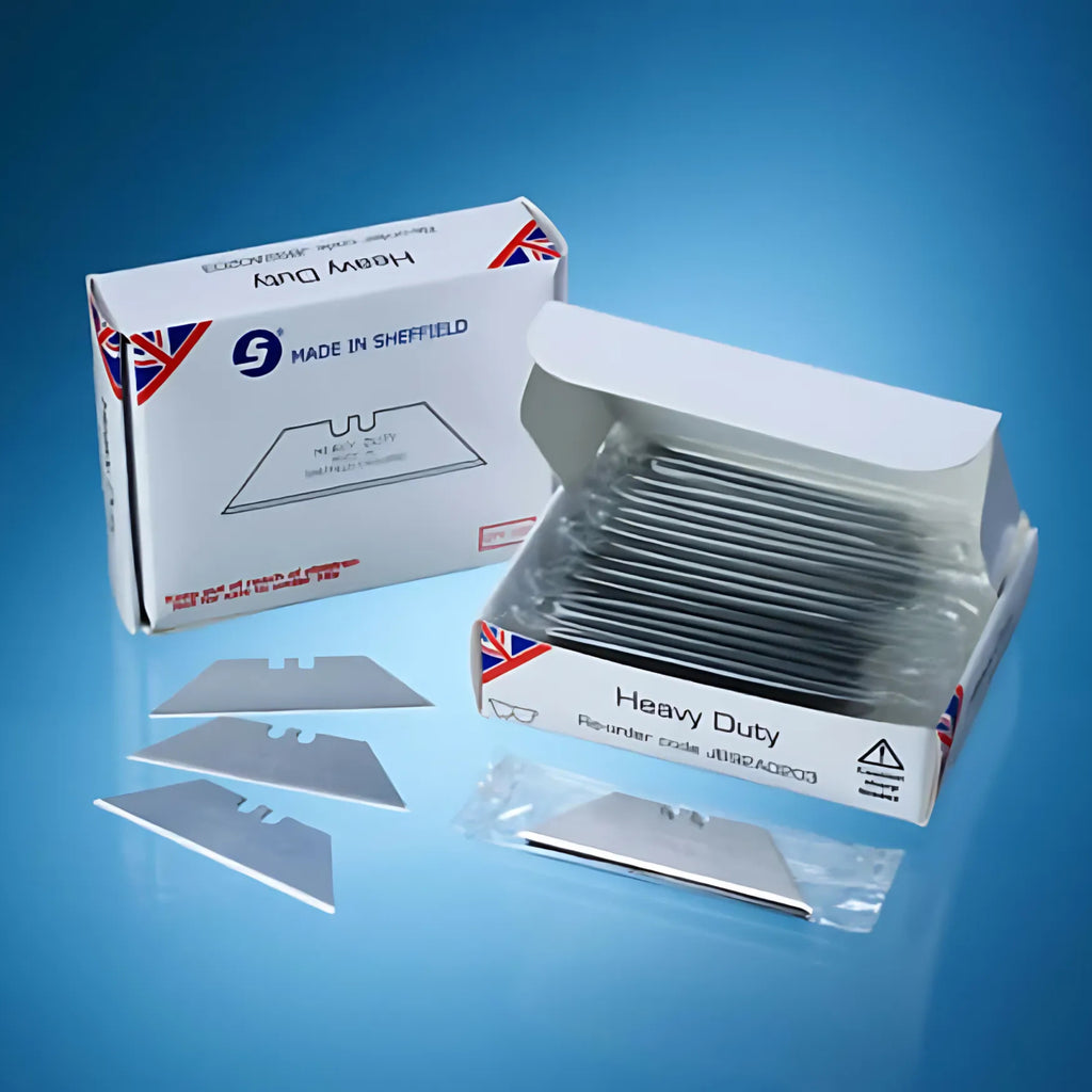200x Heavy Duty Carpet Cutting Blades for Delphin Handle – Precision Craft Utility Blades