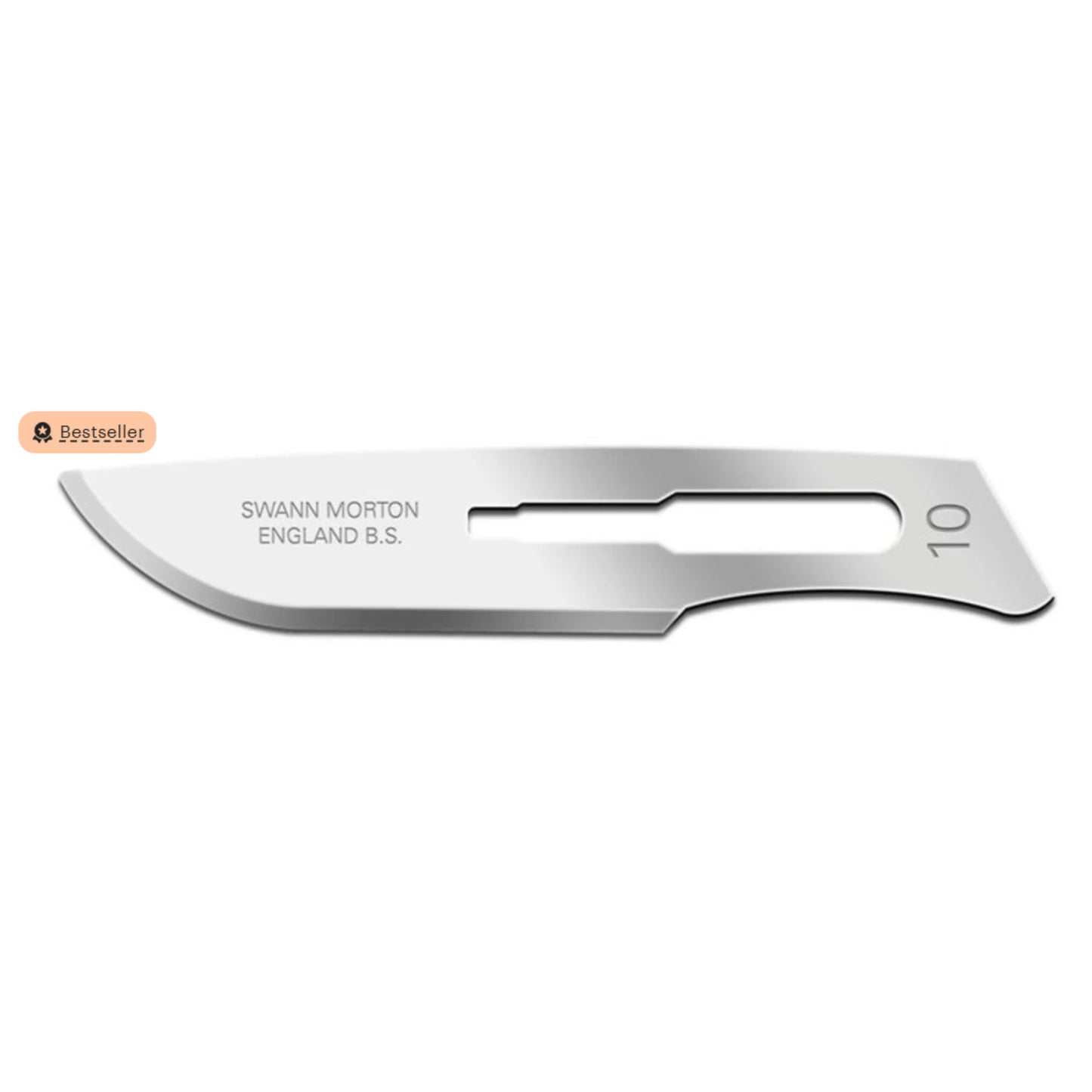 10 x Swann Morton No.10 Surgical Blades – Carbon Steel, Non-Sterile | Precision Blades for Arts, Crafts, Medical & Hobby Use