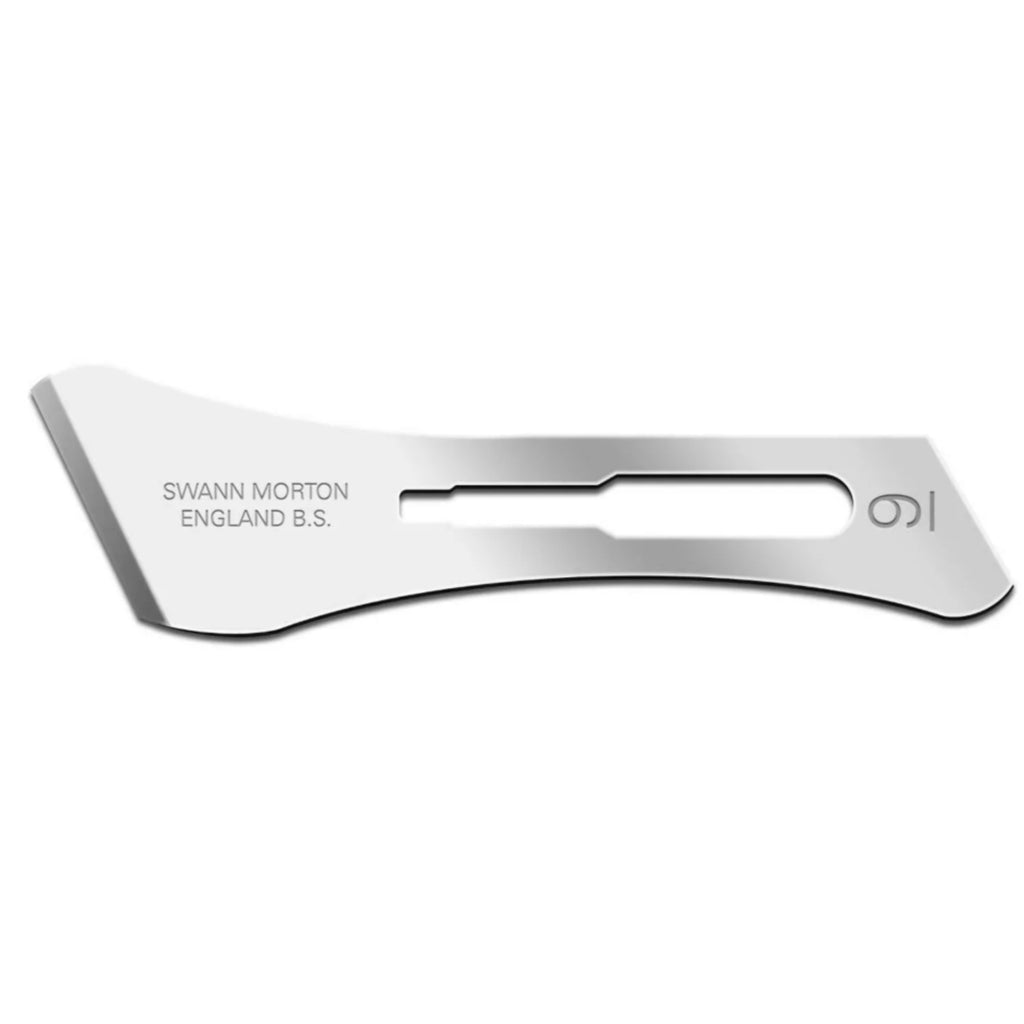 Box of 100 Swann Morton Non Sterile Surgical Scalpel Blades No.9 – Non Sterile Carbon Steel Blades