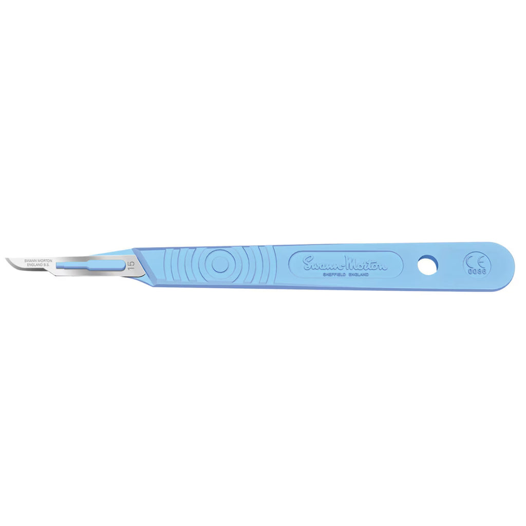 Swann-Morton Disposable Surgical Scalpels Blades No.15 - Pack Of 10