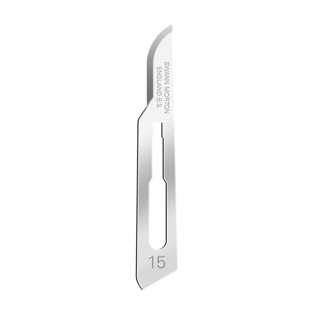 Swann Morton Non Sterile Surgical Scalpel Blade No.15 – Non-Sterile (Pack of 100)