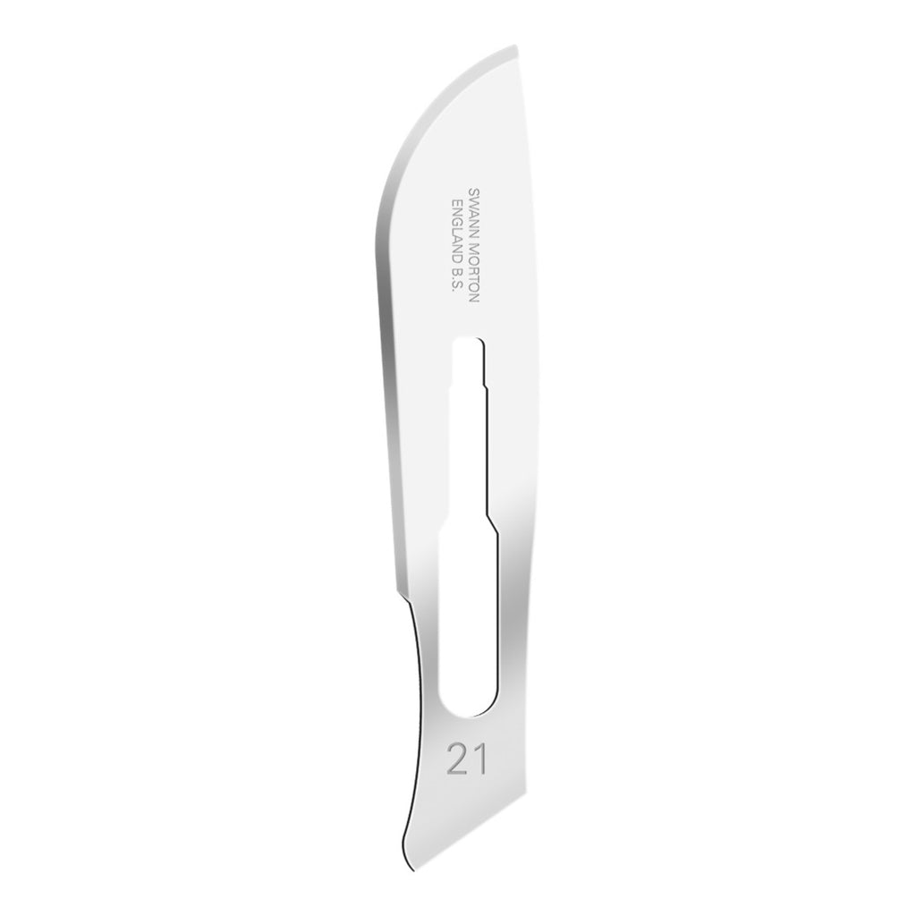 Swann Morton Non Sterile Surgical Scalpel Blade No.21 – Non-Sterile (Pack of 100)