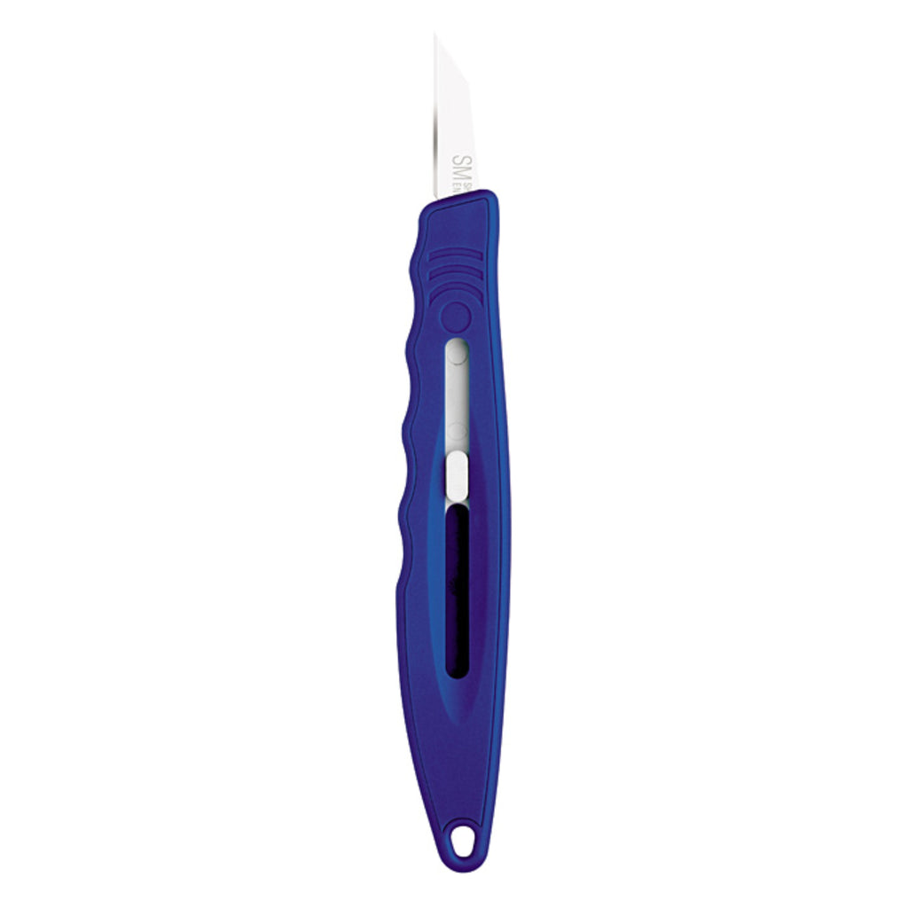 Swann-Morton SMOR-II Trimming Knife – Retractable Art & Craft Knife Handle For SM01, SM02, SM03 & SM04 Blades