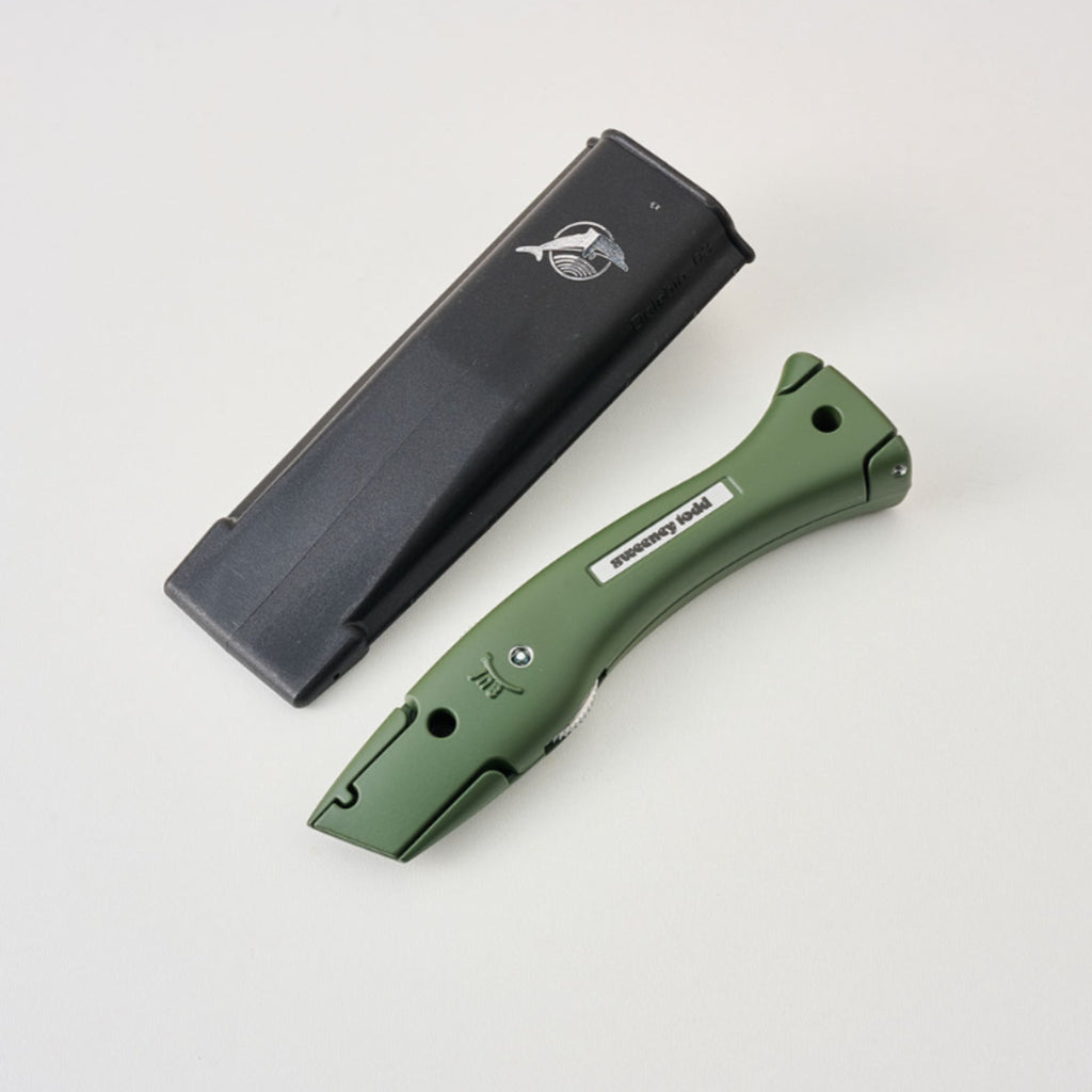 Delphin Knife 10259 with Holster – Matte Olive Green Fixed Blade Knife | 44 Colour Options