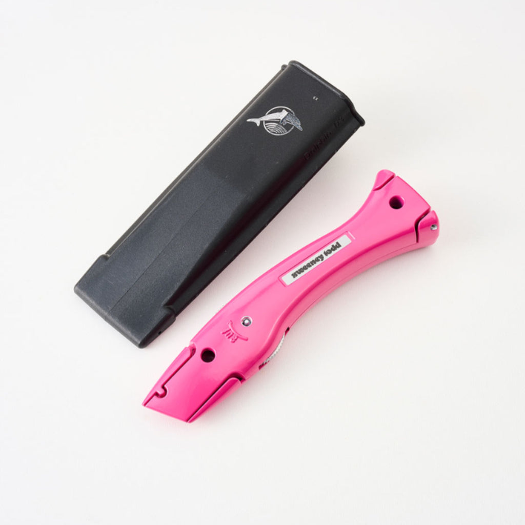 Delphin Knife 10260 with Holster – Signal Pink Fixed Blade Knife | 44 Colour Options