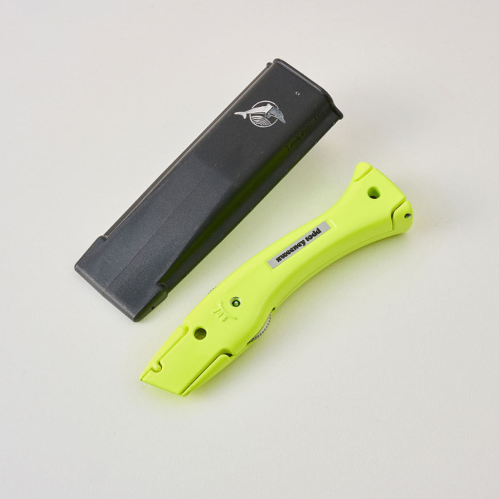 Delphin Knife 10261 with Holster – Signal Yellow Fixed Blade Knife | 44 Colour Options