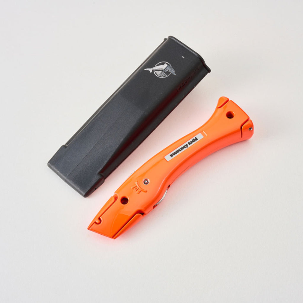 Delphin Knife 10262 with Holster – Signal Orange Fixed Blade Knife | 44 Colour Options