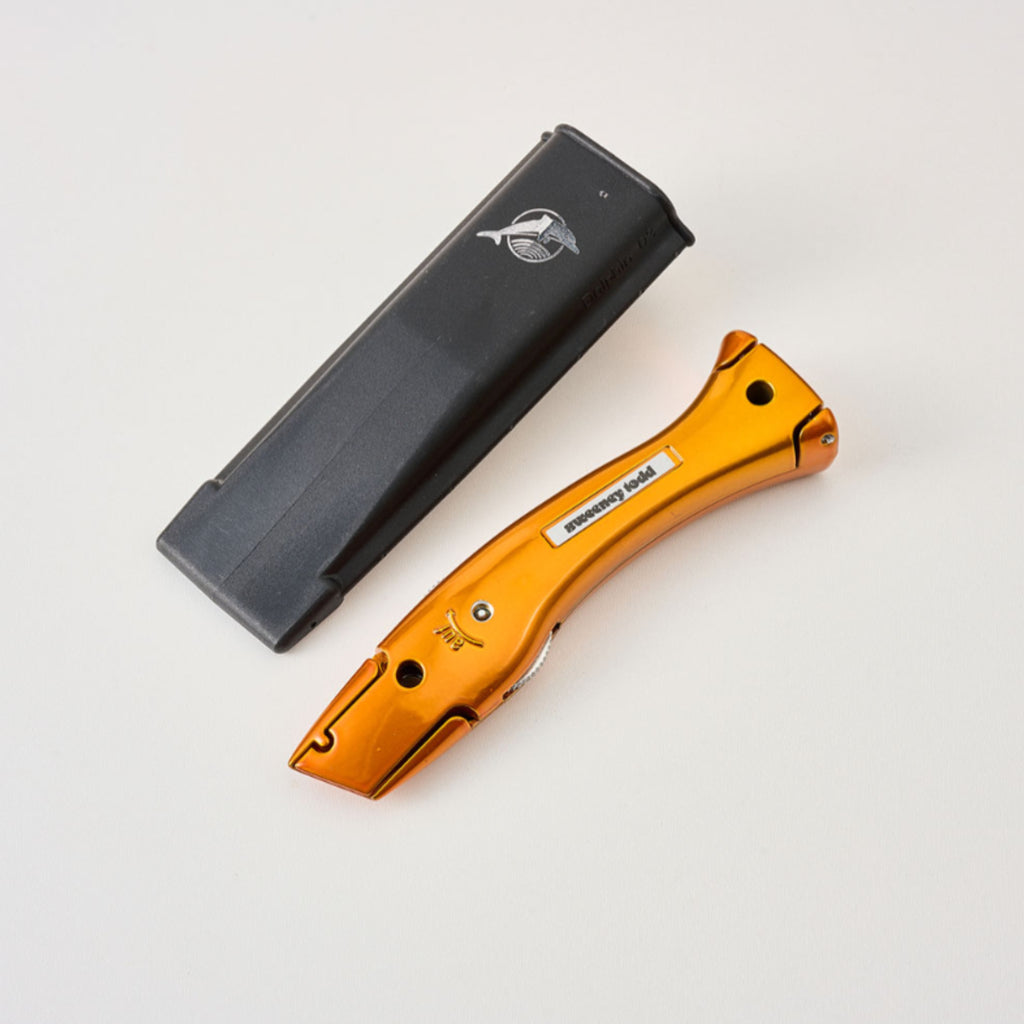 Delphin Knife 10267 with Holster – Candy Orange Fixed Blade Knife | 44 Colour Options