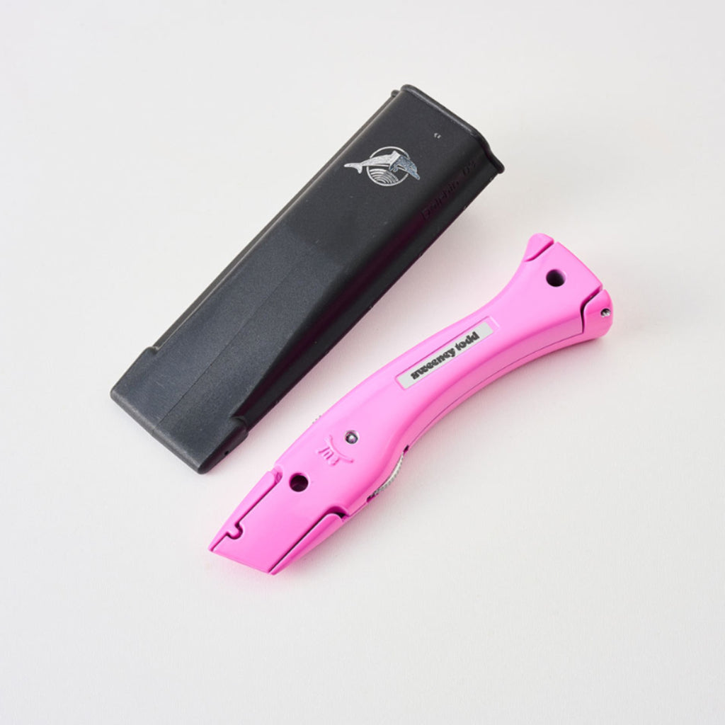 Delphin Knife 10286 with Holster – Signal Pink Fixed Blade Knife | 44 Colour Options