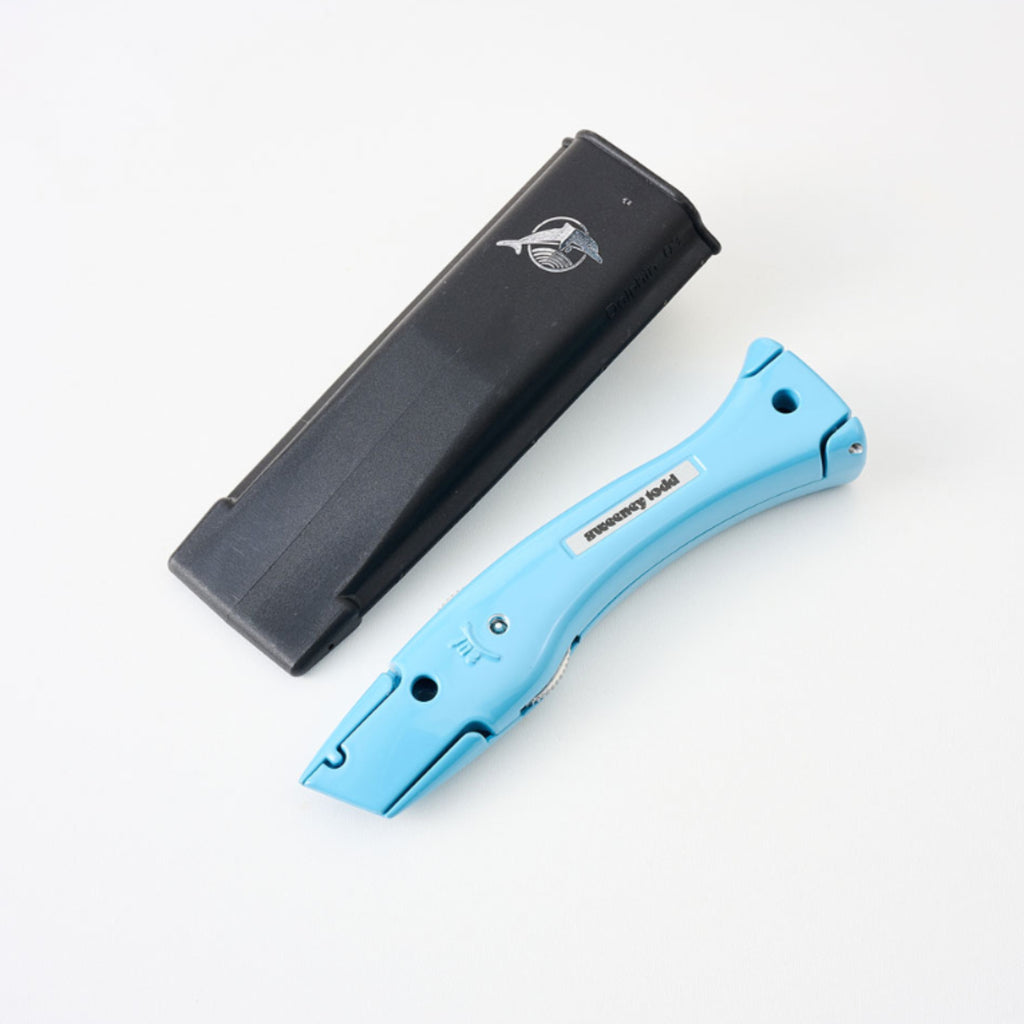 Delphin Knife 10287 with Holster – Pastel Blue Fixed Blade Knife | 44 Colour Options