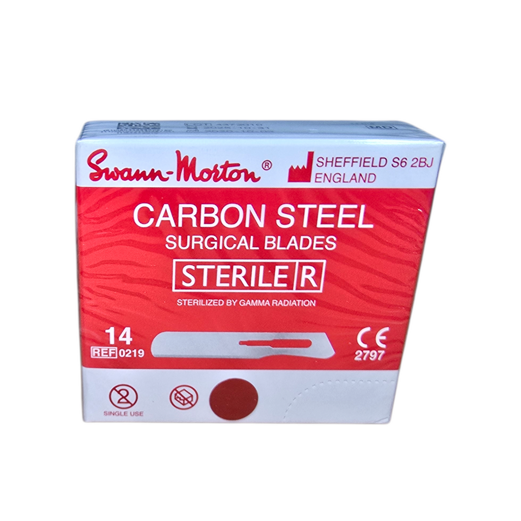Swann Morton Surgical Scalpel Blade No.14 Sterile Blades (Pack of 100)