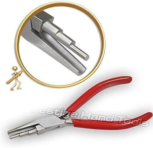 3-Step Round & Hollow Forming Pliers – Wire Looping and Bending Jewellery Tool