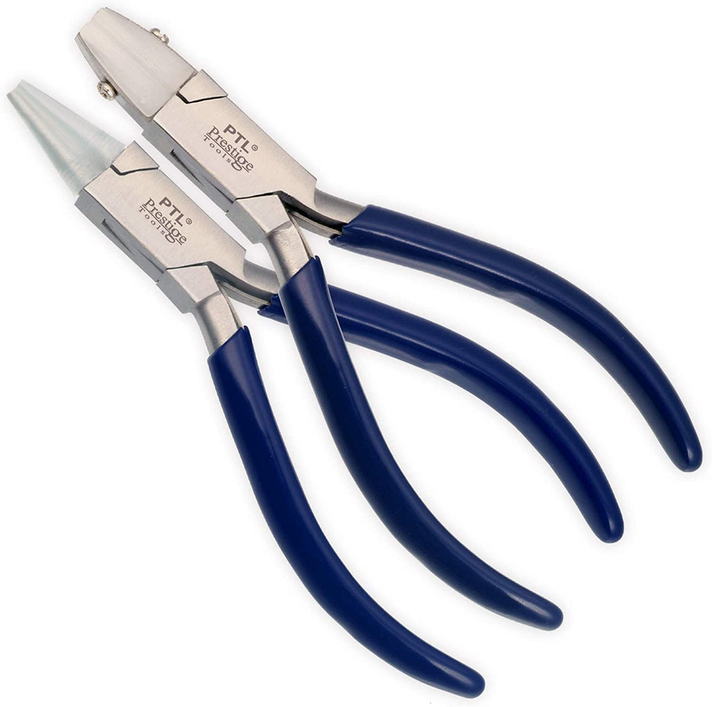 Nylon Jaw Flat & Round Nose Pliers Set – Spring Loaded Jewellery Tools