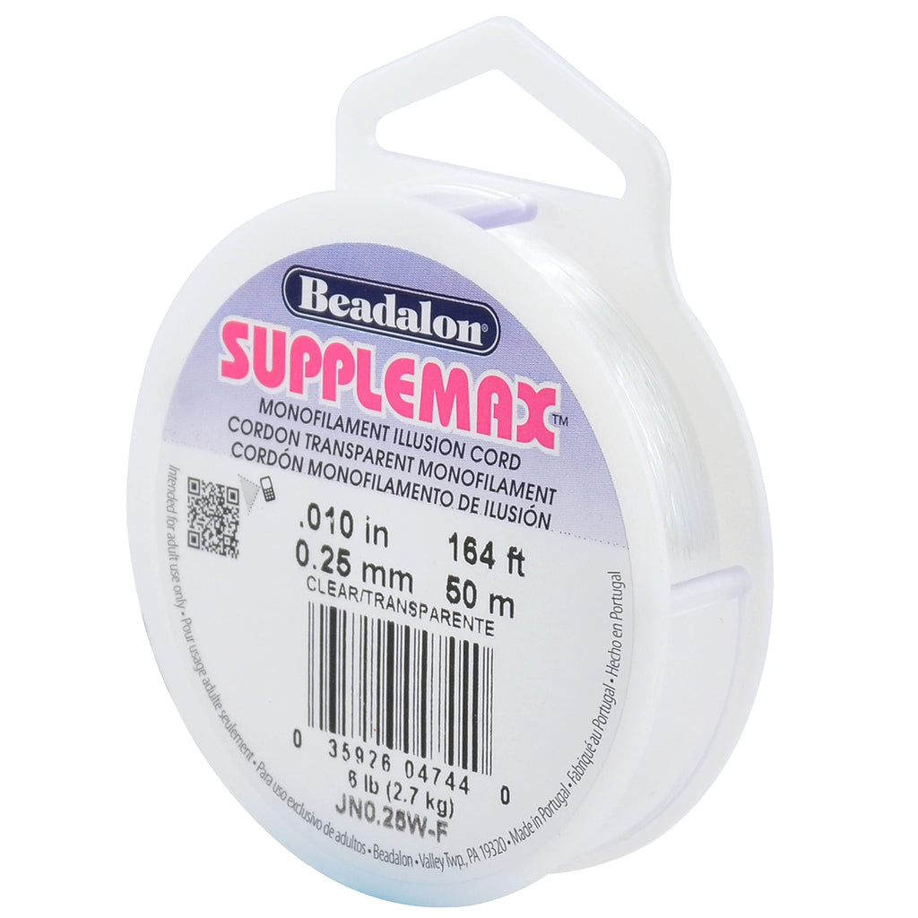 Beadalon SuppleMax .01" X82'-Clear