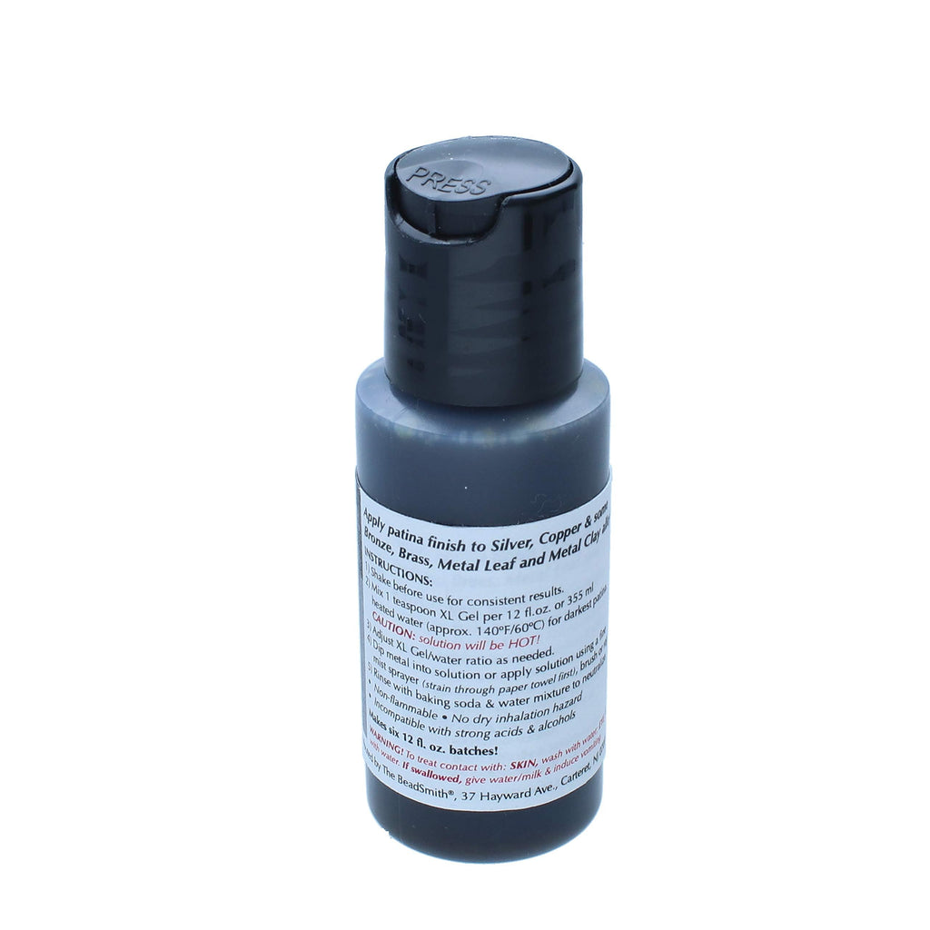 The Beadsmith XL Gel, Liver of Sulfur Extended Life Gel, 1 Fluid Ounce (29ml) Bottle
