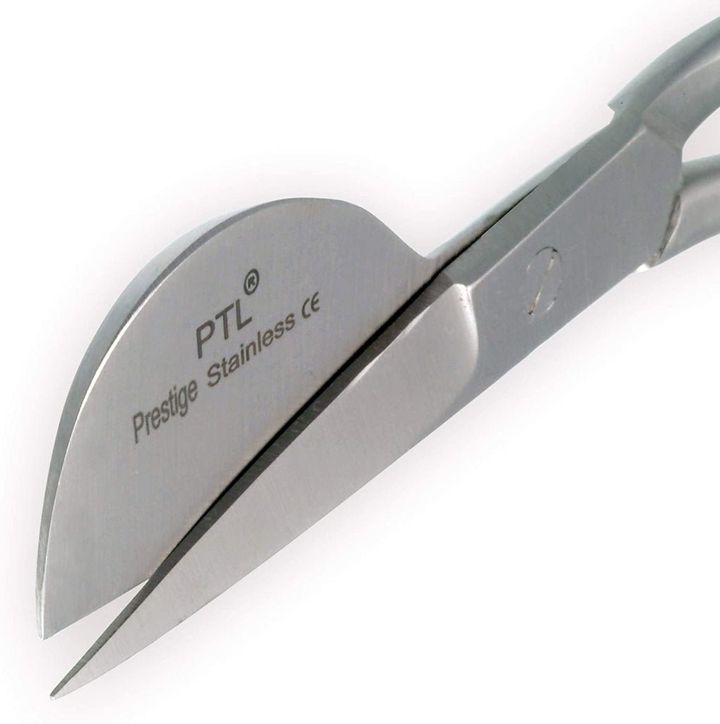 Duckbill Applique Scissors Embroidery Fabric Dressmaking Napping Steel Curved Paddle Shaped Handles Arts & Craft PTL®