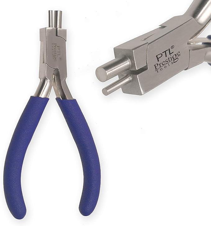 Memory Wire Finishing Pliers, 2mm & 4mm Round Nose Jaws for Consistent Looping in Jewellery Making