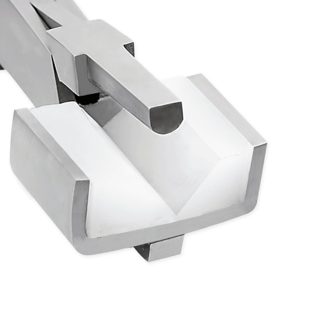 Nylon Jaw Ring Bending Pliers, V-Shape Bow Closing Tool for Jewellery Making & Ring Shanks