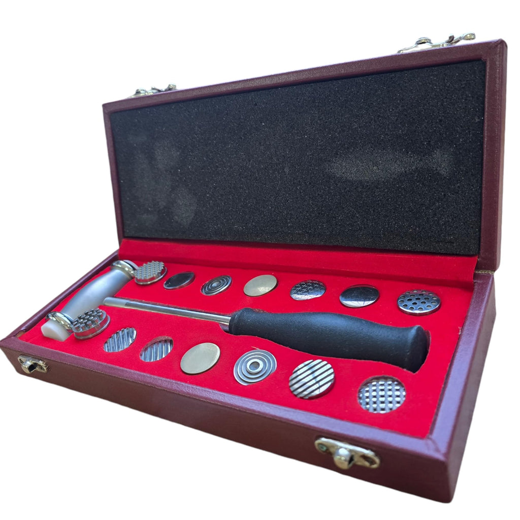 Texturing Hammer with 16 Interchangeable Faces, Jewellery Making Metal Forming Tool Gift Set