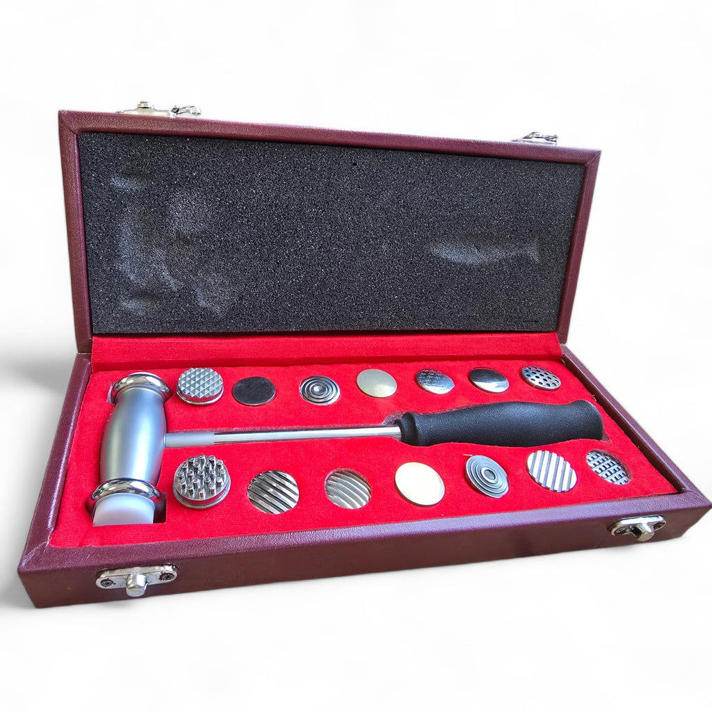 Texturing Hammer with 16 Interchangeable Faces, Jewellery Making Metal Forming Tool Gift Set