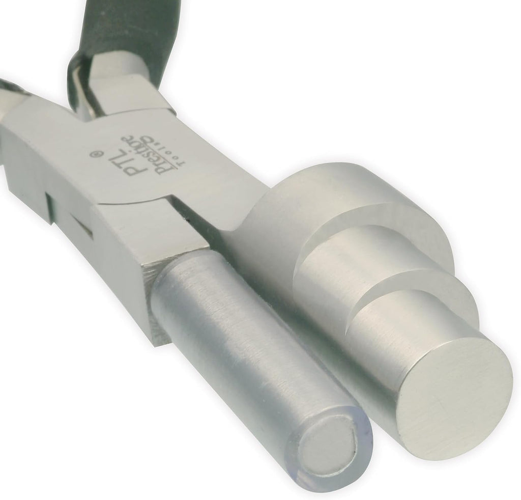 Wrap and Tap Big 3-Step Round Pliers, 13x16x20mm Wire Bending Bail Making Tool for Jewellery Crafts