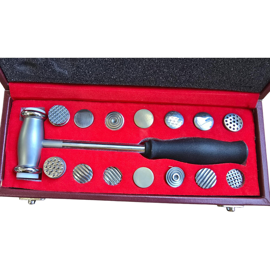 Texturing Hammer with 16 Interchangeable Faces, Jewellery Making Metal Forming Tool Gift Set