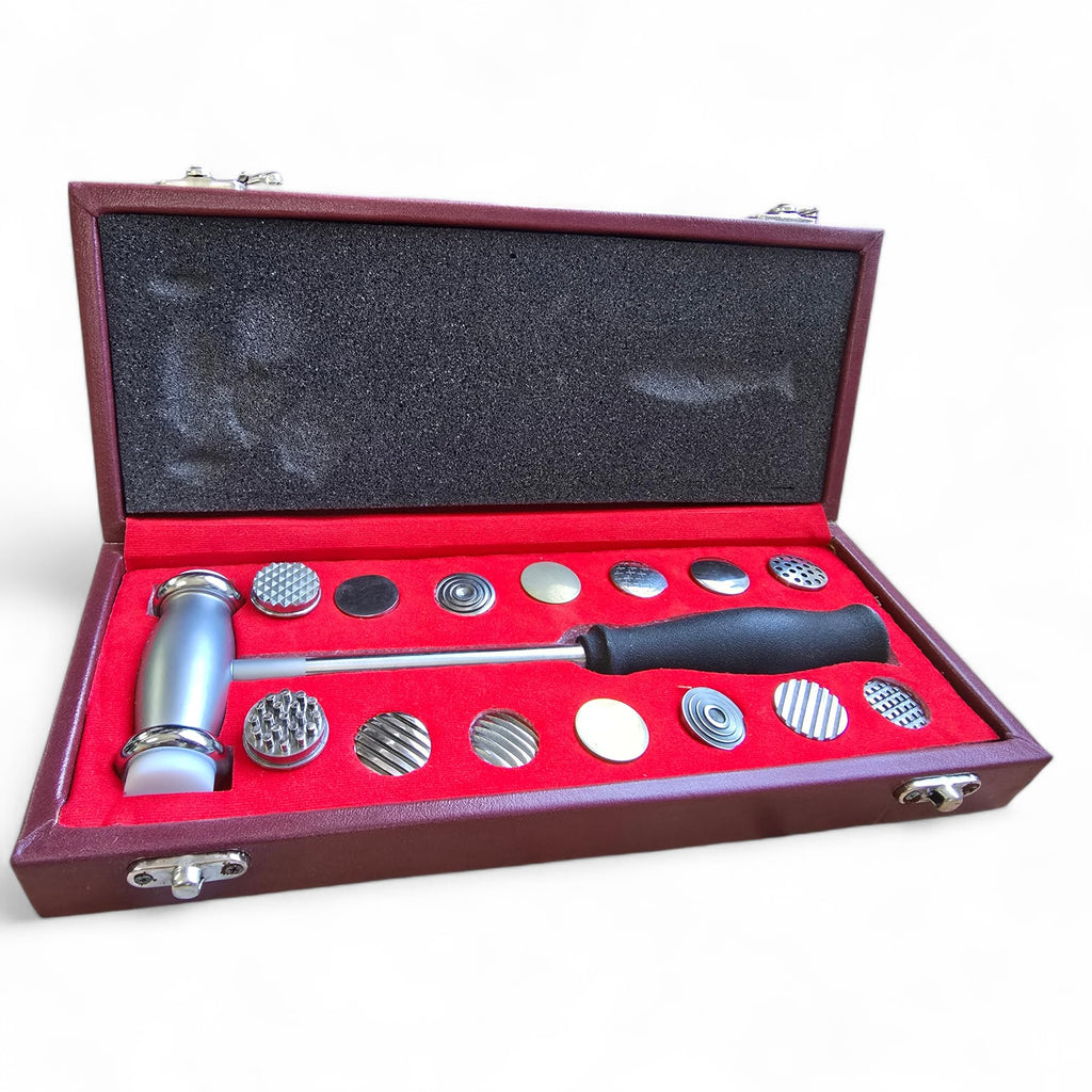 Texturing Hammer with 16 Interchangeable Faces, Jewellery Making Metal Forming Tool Gift Set