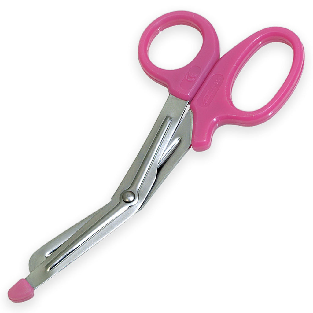 Tuff Cut Bandage Scissors, 16cm Pink EMT Trauma Shears, Utility First Aid Paramedic Scissors for Emergency & Household Use