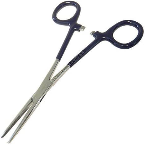 Hemostat Forceps Clamps – Self-Locking Stainless Steel Tool for Crafts, Grooming & DIY Projects