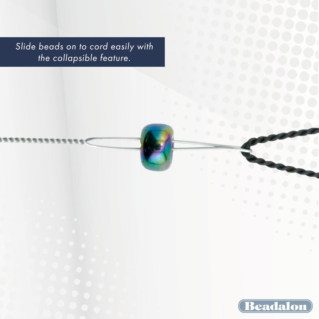 Beadalon 2.5-inch Fine Collapsible Eye Needles, Pack of 4