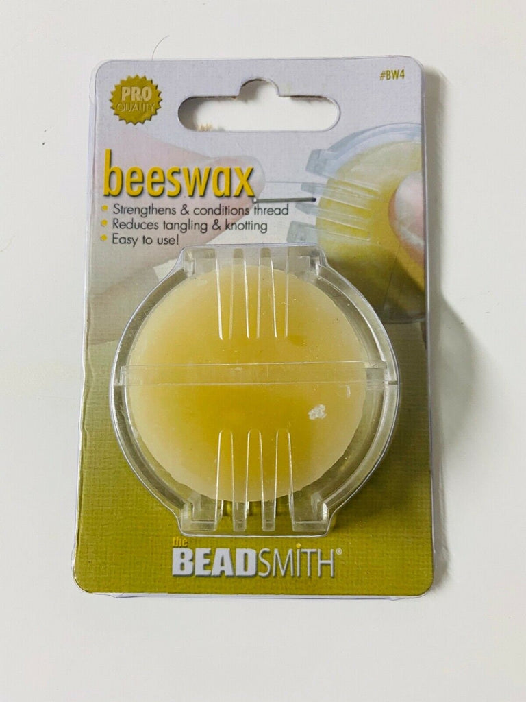 Beeswax With Holder/Dispenser For Sewing Thread Conditioner, Beadsmith Beading/Crafting Tools, Jewellery Making & Hobby Tools #BW4