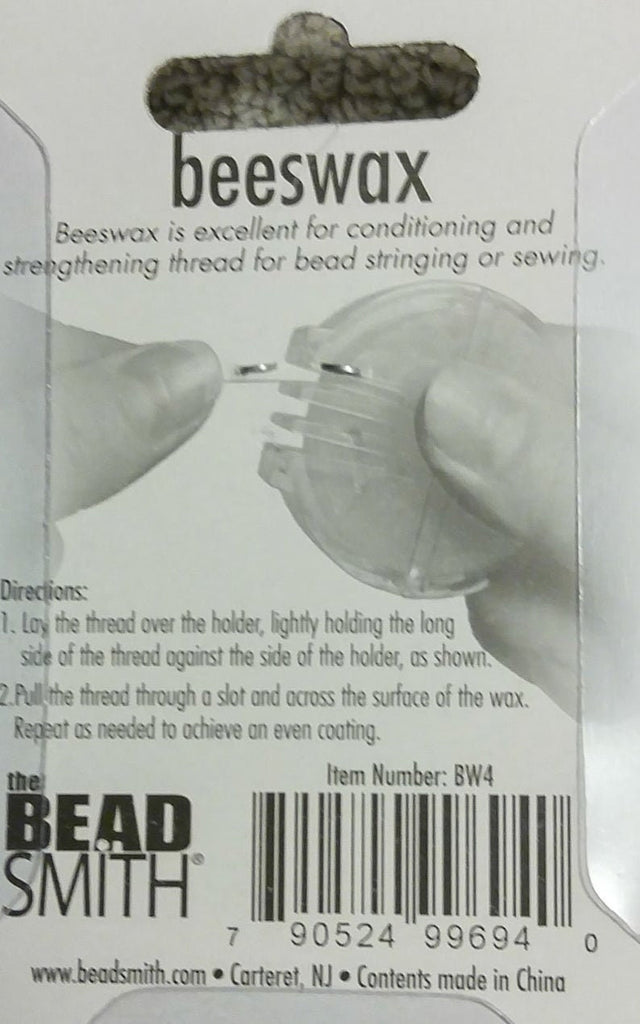 Beeswax With Holder/Dispenser For Sewing Thread Conditioner, Beadsmith Beading/Crafting Tools, Jewellery Making & Hobby Tools #BW4