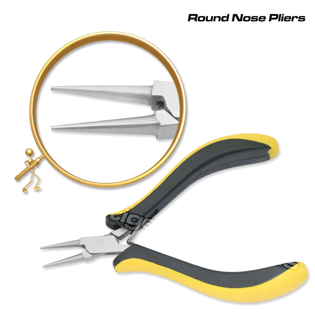 Prestige Round Nose pliers Slimline Jewellery making Beading Ergonomic 5" # 04315