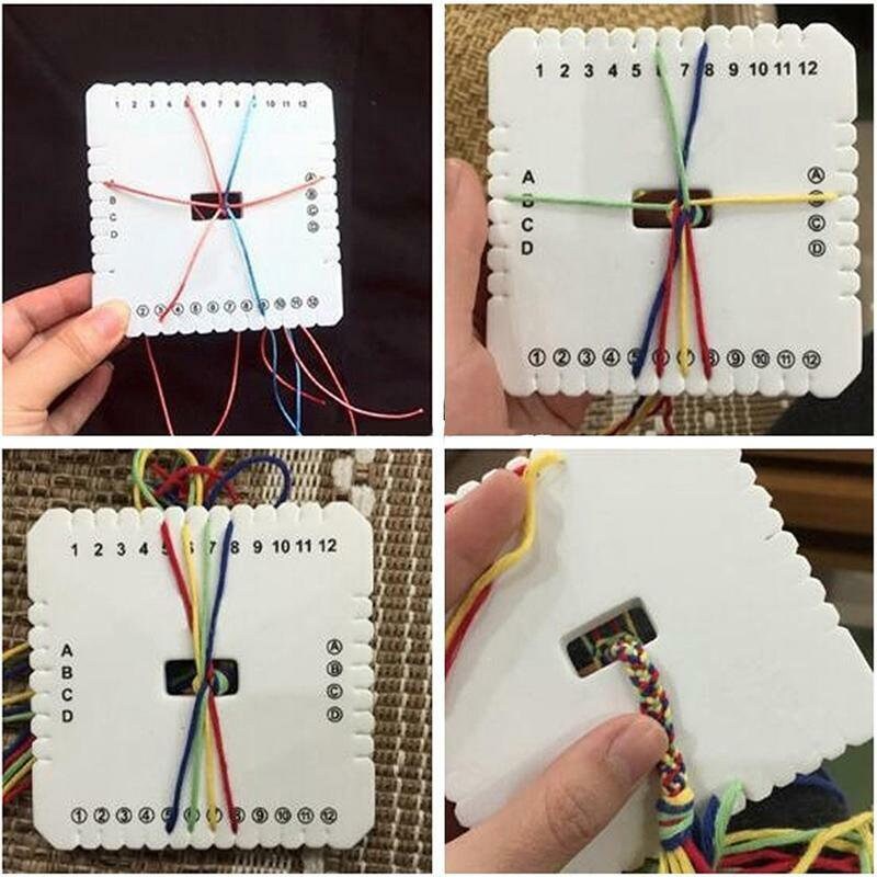 BeadSmith  Kumihimo Square Disk Creat Round & Flat Braid, Braiding Project Tool,Hobby Craft Tool