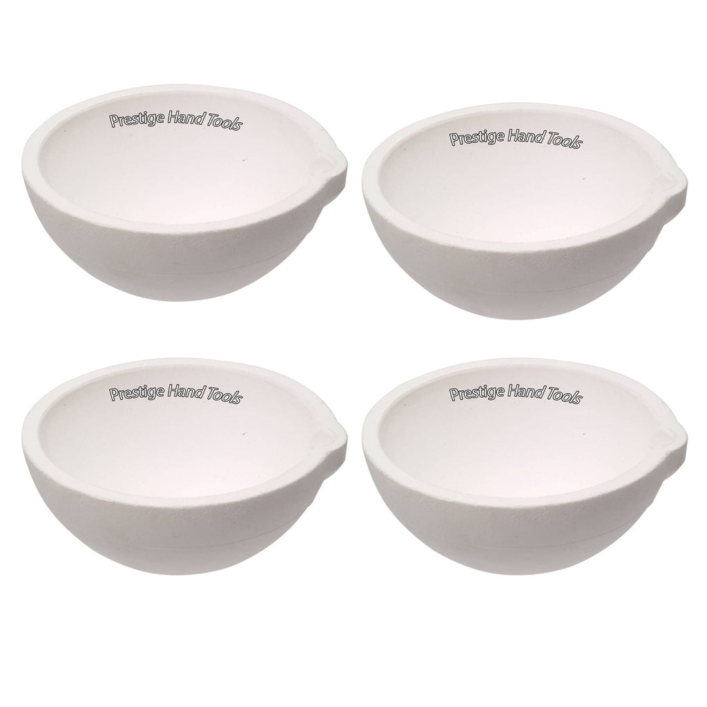 Ceramic Melting bowls Crucible Melting Dishes Casting Refining Gold Silver Prestige 250g