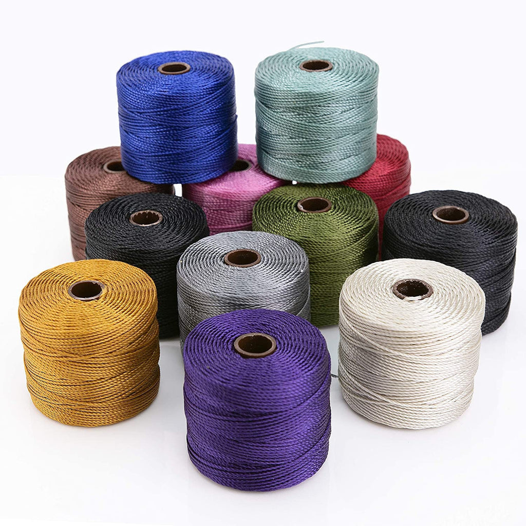 Beading Cord S-Lon Forest  Beading Cord Mix Spool , Beadsmith , Jewellery Making Tool, Art &  Craft Tool,Hobbt Craft Tools