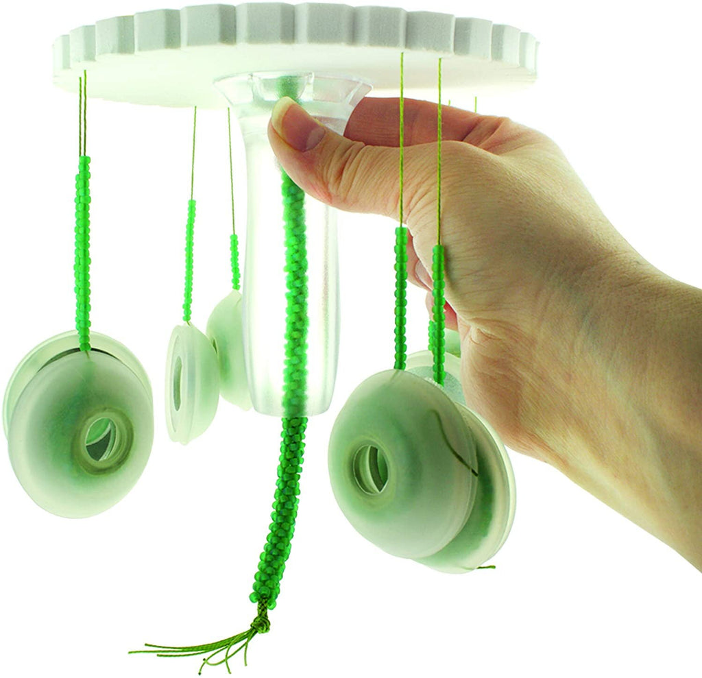 BEADSMITH Bob-EEZ Weights/ Poids  No-Tangle Thread Bobbins 8 PCS ,4.76 Cm For Kumihimo ,Braiding Tool, Art & Craft Tool