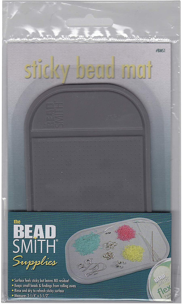 Beadsmith Sticky Bead Mat 3.25"x 5.5" Beading Mat, Jewellery Making tool, Art & Craft tool, Hobby Craft tool
