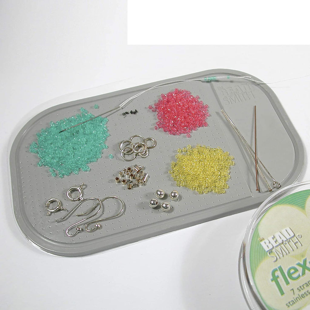Beadsmith Sticky Bead Mat 3.25"x 5.5" Beading Mat, Jewellery Making tool, Art & Craft tool, Hobby Craft tool