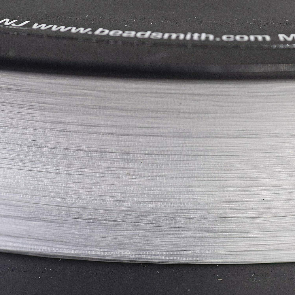 BeadSmith FireLine Beading Thread  6LB, Crystal 50 Yards Reel, Stringing Tool ,Jewellery Making Tool, Hobby Craft Tool ( FLBT6-CY )
