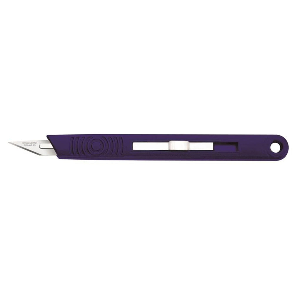 Swann Morton Retractaway Premium Scalpel Handle No.3 – Blue Sleeved Safety Handle #2806