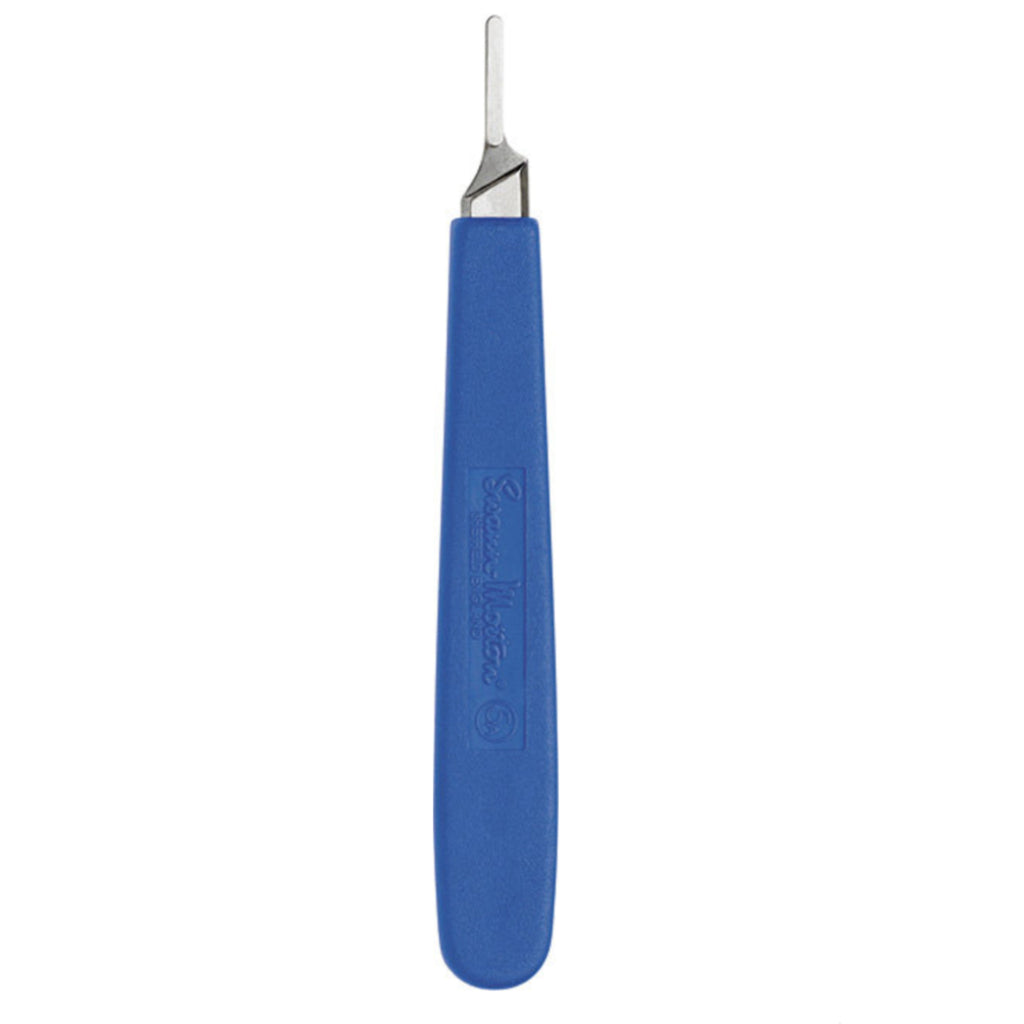 Swann Morton 5A Acrylic Craft Handle with Blue Sleeve | Precision Knife Handle for Art & Design