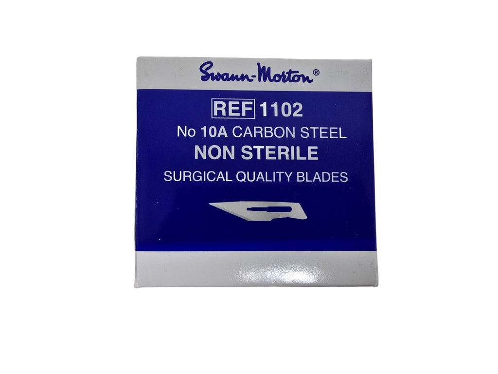 100 x Swann Morton Non Sterile Carbon Steel Surgical Blades – Craft, Arts, Model Making, Card Design