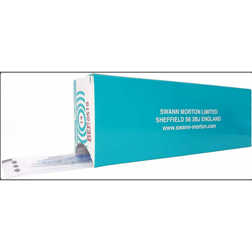 Swann Morton Disposable Scalpels Dermaplaning Blades  No.14  – Sterile Surgical Blades Butter Blades