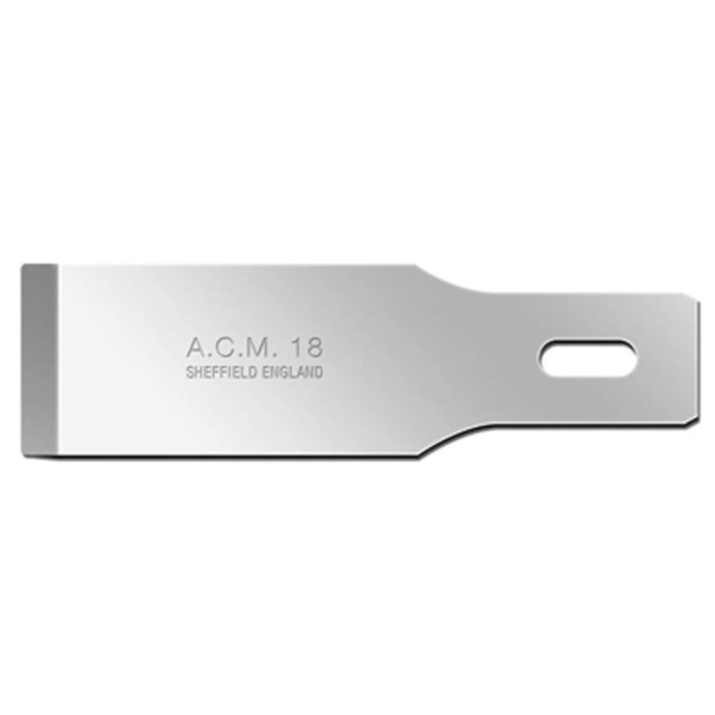Swann-Morton A.C.M. Blades No.18 Craft Blades – Chiselling Blades for Art, Craft & Model Making