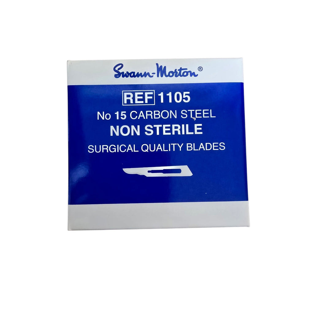 100 x Swann Morton Non Sterile Carbon Steel Surgical Blades – Craft, Arts, Model Making, Card Design