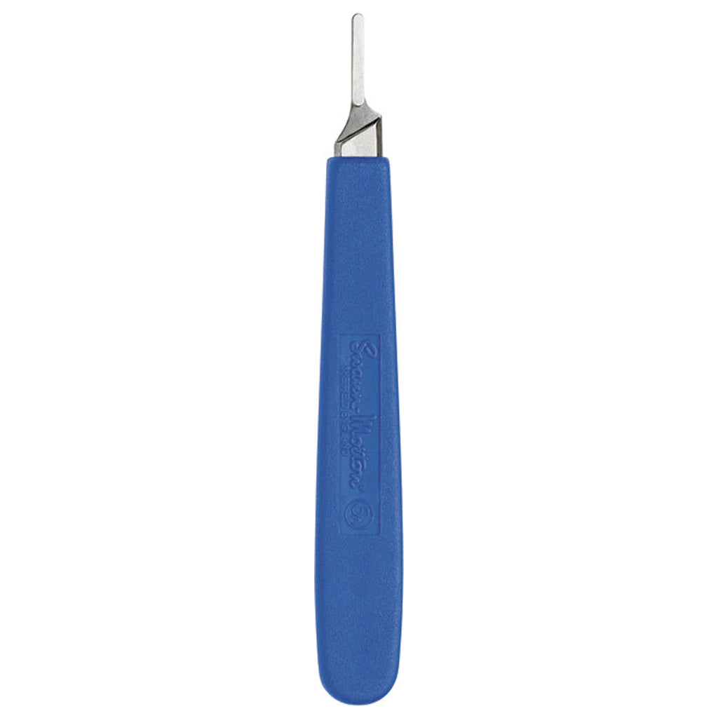 Swann-Morton Acrylic Handle 5A – Blue Sleeve Craft Knife Handle for Art, Craft & Design