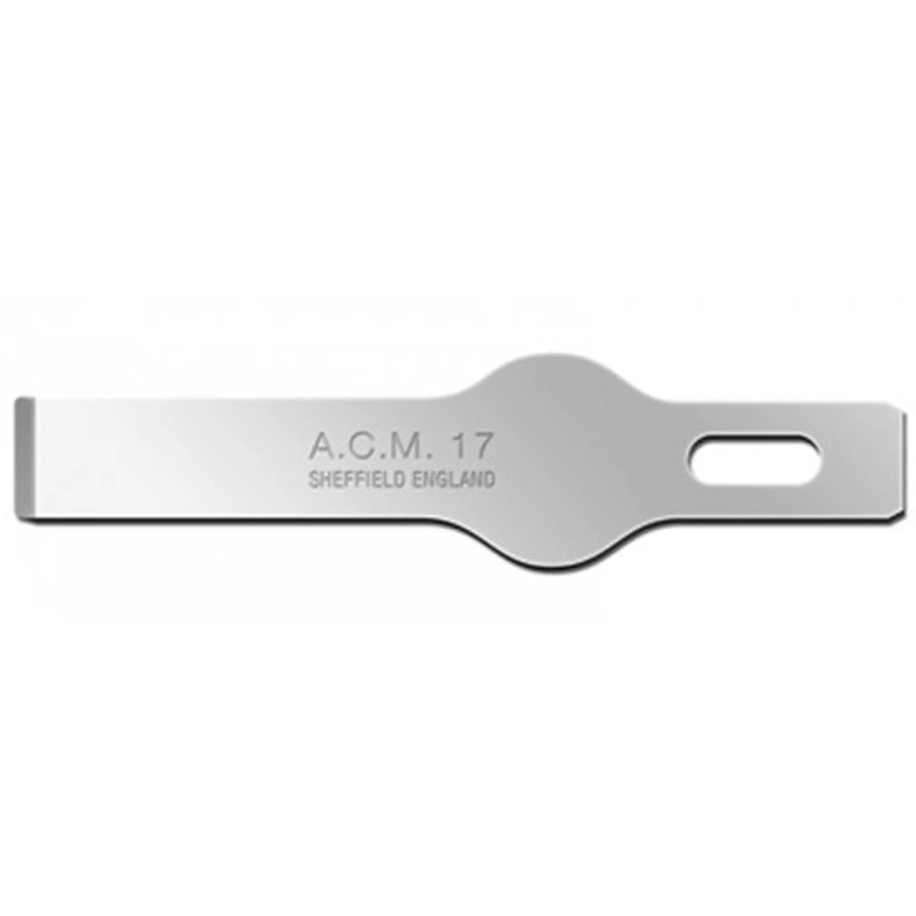 Swann-Morton A.C.M. Blades No.17 – Chiselling Arts Craft & Modelling Blades – Made in Sheffield, England