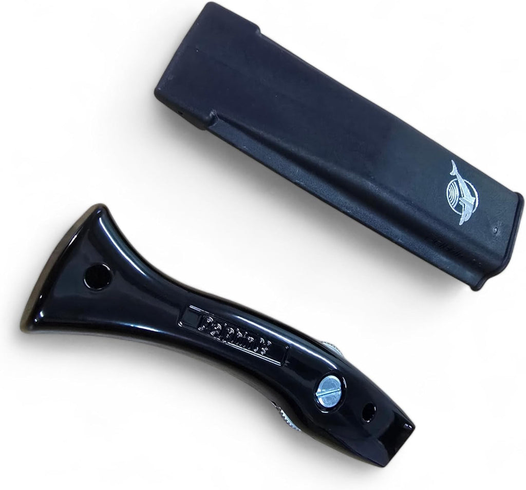 Delphin Trimming Knife Handles with Holsters - Black | Professional Carpet Fitter & Crafting Tools